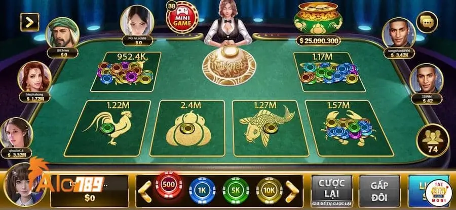 Cách chơi bầu cua online tại Kubet