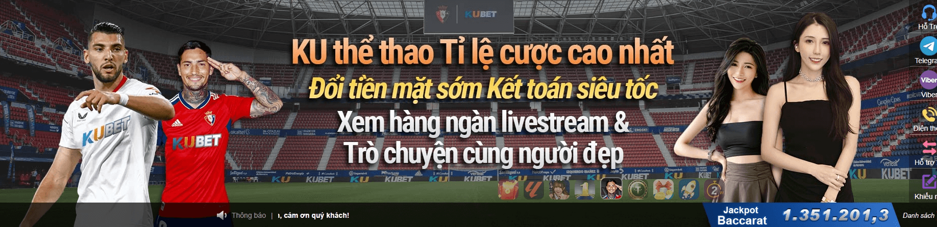 Thương hiệu Kubet uy tín, tỷ lệ cược cao nhất, kết toán siêu tốc