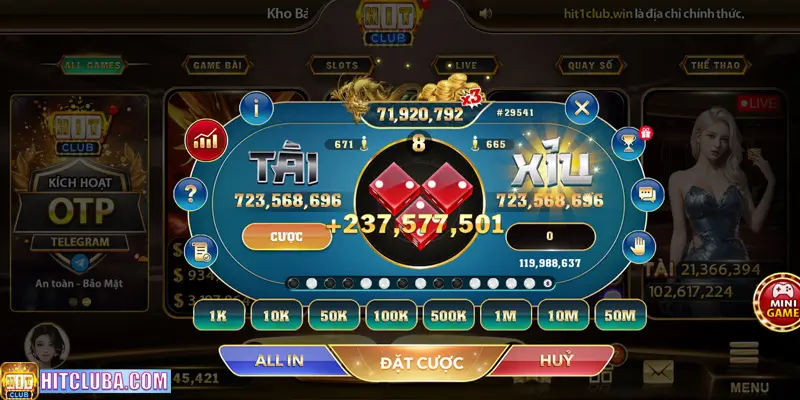 Lợi thế Khi Chơi Tài Xỉu Tại Kubet